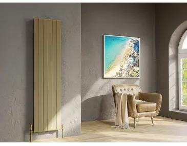 Дизайнерский радиатор LOJIMAX коллекция LOVA LINE 1800x400 мм, RAL1011