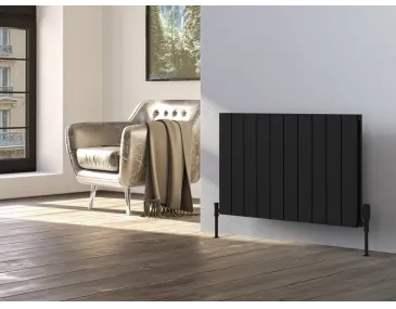 Calorifer decorativ  LOJIMAX colecția KALSEDON DOUBLE 500x755 mm, Negru