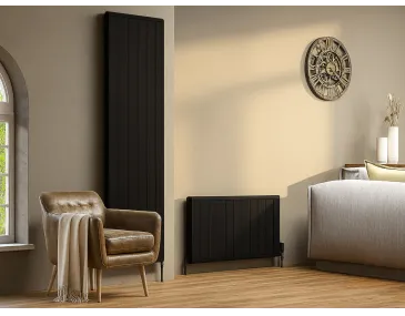 Calorifer decorativ LOJIMAX colecția LOVA LINE 1400x400 mm, Negru