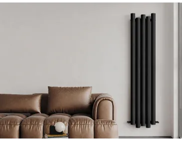 Calorifer decorativ CARISA, colecția MOTION, 1800x310 mm, NEGRU