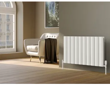 Calorifer decorativ LOJIMAX colecția OTIS DOUBLE 500x1036 mm, Alb