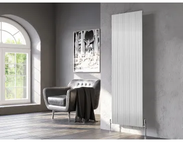 Дизайнерский радиатор LOJIMAX коллекция BAMBOO 1600x479 мм, Inox Matt Anodising
