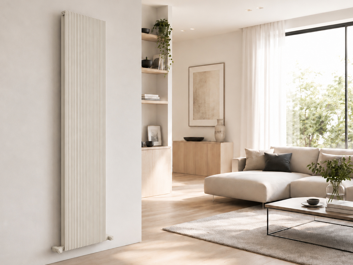 Calorifer decorativ CARISA, colecția MONZA DOUBLE, 1800x375 mm, LEMON