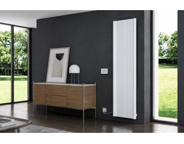 Radiator electric de design CARISA, colecția BOREAS B, 1800x462 mm, ALB