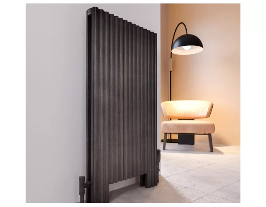 FLOOR STANDING ALUMINUM RADIATOR FIONA DOUBLE LUX высота 900 мм. ширина 299 мм. белый мат