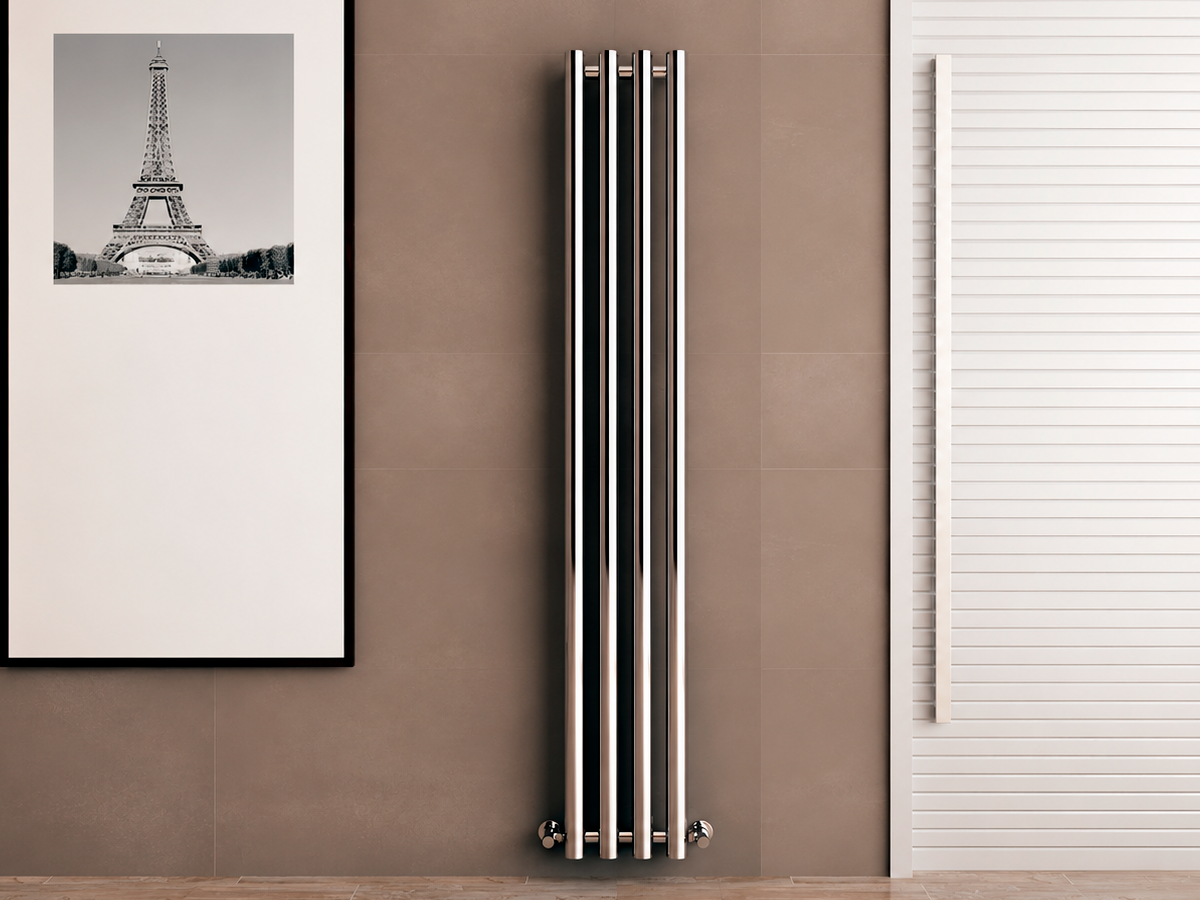 Radiator de design CARISA, colecția Mayra, 1800x420 mm, Crom