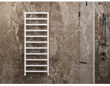 Uscător de prosoape de design CARISA, colecția BURTON, 760x480 mm, ALB