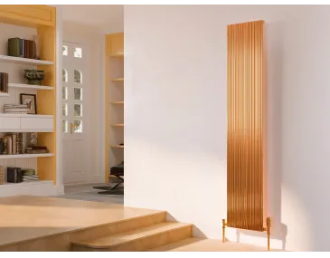 Дизайнерский радиатор LOJIMAX коллекция BAMBOO 1600x479 мм, Copper Matt Anodising