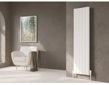 Calorifer decorativ LOJIMAX colecția DIAMOND DOUBLE 1400x496 mm, Alb