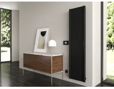 Radiator electric de design CARISA, colecția BOREAS B, 1800x462 mm, NEGRU