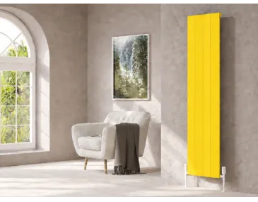 Дизайнерский радиатор LOJIMAX коллекция AMAZONITE 1800x412 мм, Желтый