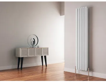 Radiator de design CARISA, colecția TALLIS DOUBLE, 1800x350 mm, ALB