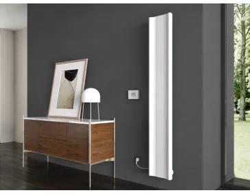 Radiator electric de design CARISA, colecția BOREAS B, 1800x276 mm, ALB