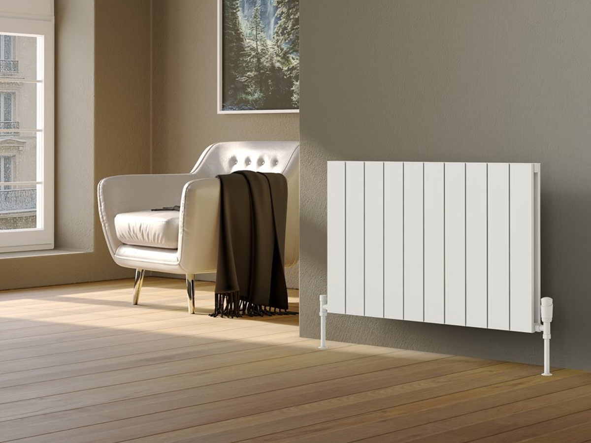Calorifer decorativ  LOJIMAX colecția KALSEDON DOUBLE 500x1515 mm, Alb