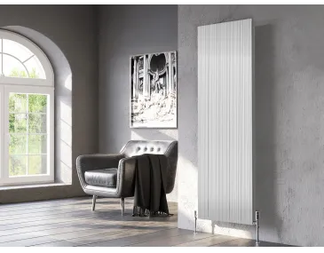Дизайнерский радиатор LOJIMAX коллекция BAMBOO DOUBLE 1800x359 мм, Inox Matt Anodising