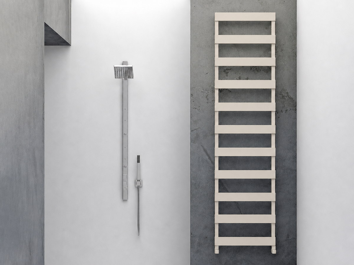 Uscător de prosoape de design CARISA, colecția NINOVA BATH, 810x500 mm, LEMON