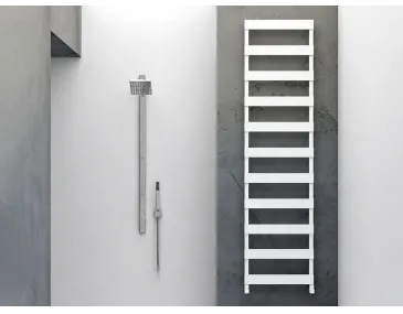 Uscător de prosoape de design CARISA, colecția NINOVA BATH, 1180x500 mm, ALB