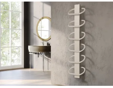 Дизайнерский полотенцесушитель LOJIMAX коллекция PEARL 1250x400 мм, Lemon