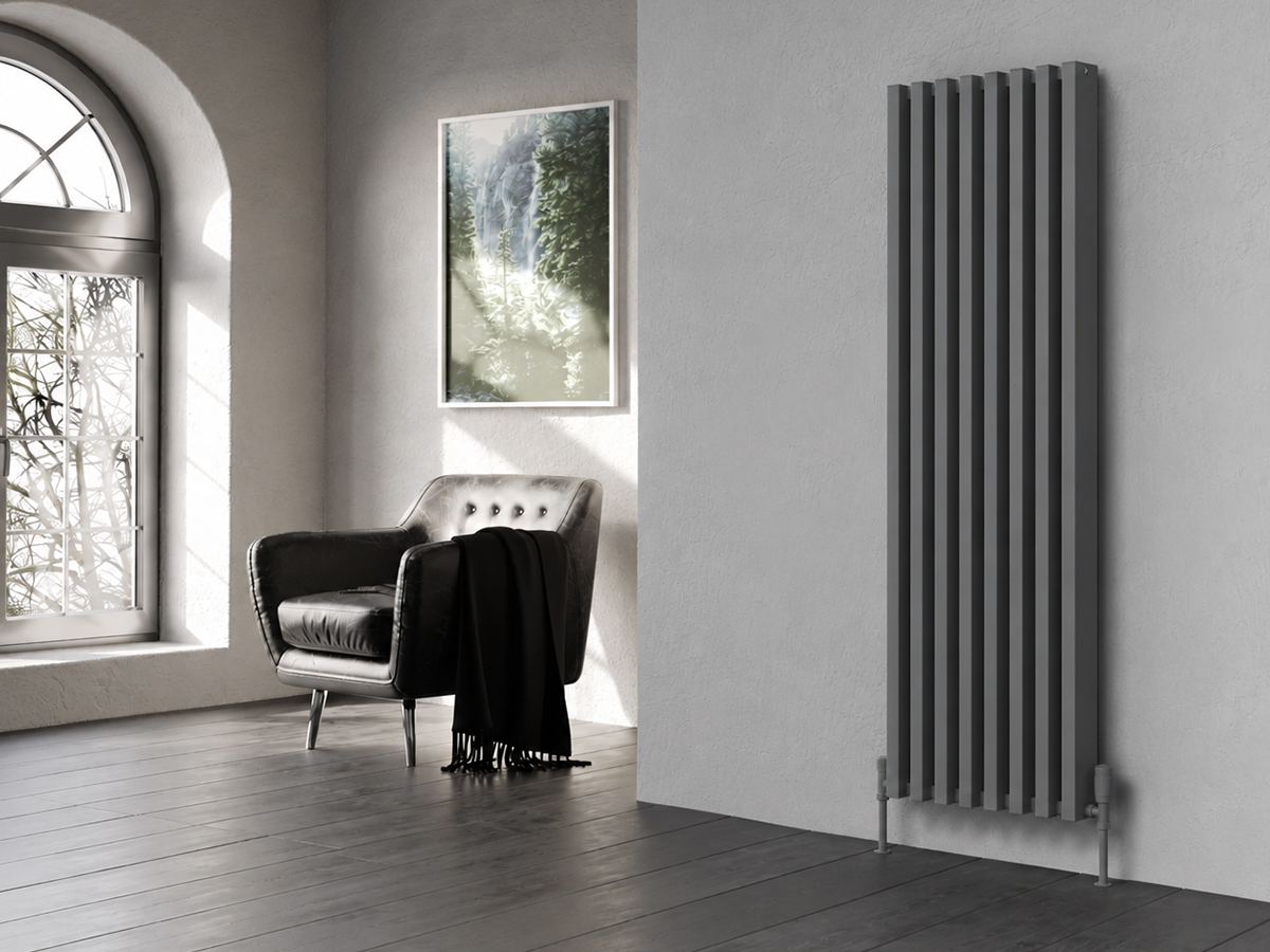 Calorifer decorativ LOJIMAX colecția AMETIST 1600x380 mm, Antracit
