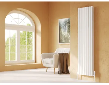 Calorifer decorativ LOJIMAX colecția BELLA DOUBLE 800x522 mm, Alb