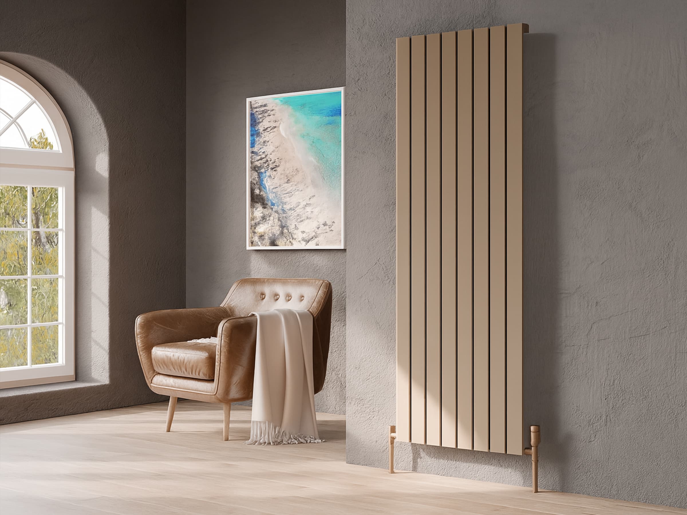 Calorifer decorativ LOJIMAX colecția ROYAL 1800x366 mm, KIWI