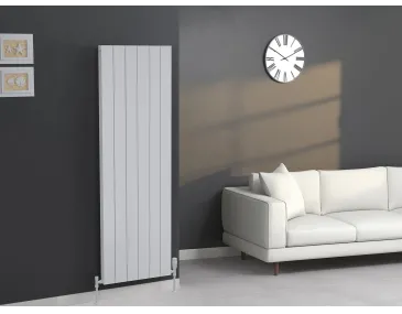 Calorifer decorativ  LOJIMAX colecția KALSEDON DOUBLE 2000x470 mm, Alb