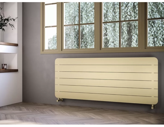 ALUMINUM HORIZONTAL RADIATOR EXA HRZ высота 1200 мм. ширина 306 мм. черный мат