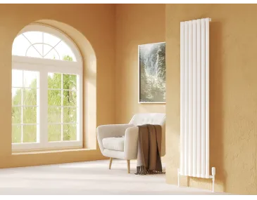 Дизайнерский радиатор LOJIMAX коллекция BELLA 1600x404 мм, Белый 