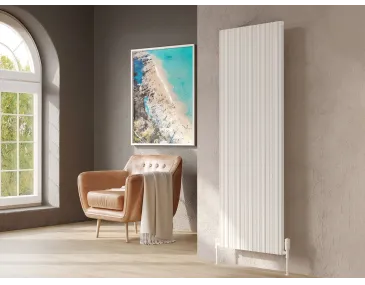 Дизайнерский радиатор LOJIMAX коллекция BAMBOO DOUBLE 1800x359 мм, Белый 