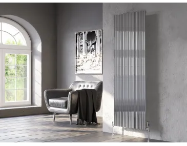 Дизайнерский радиатор LOJIMAX коллекция BAMBOO 1800x479 мм, Light Anodising