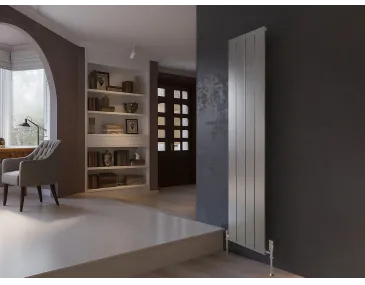Дизайнерский радиатор LOJIMAX коллекция KALSEDON 1600x375 мм, INOX SATIN