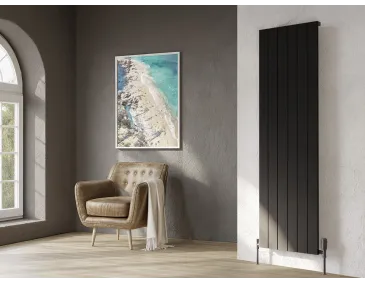 Calorifer decorativ LOJIMAX colecția KALSEDON 1400x470 mm, Negru