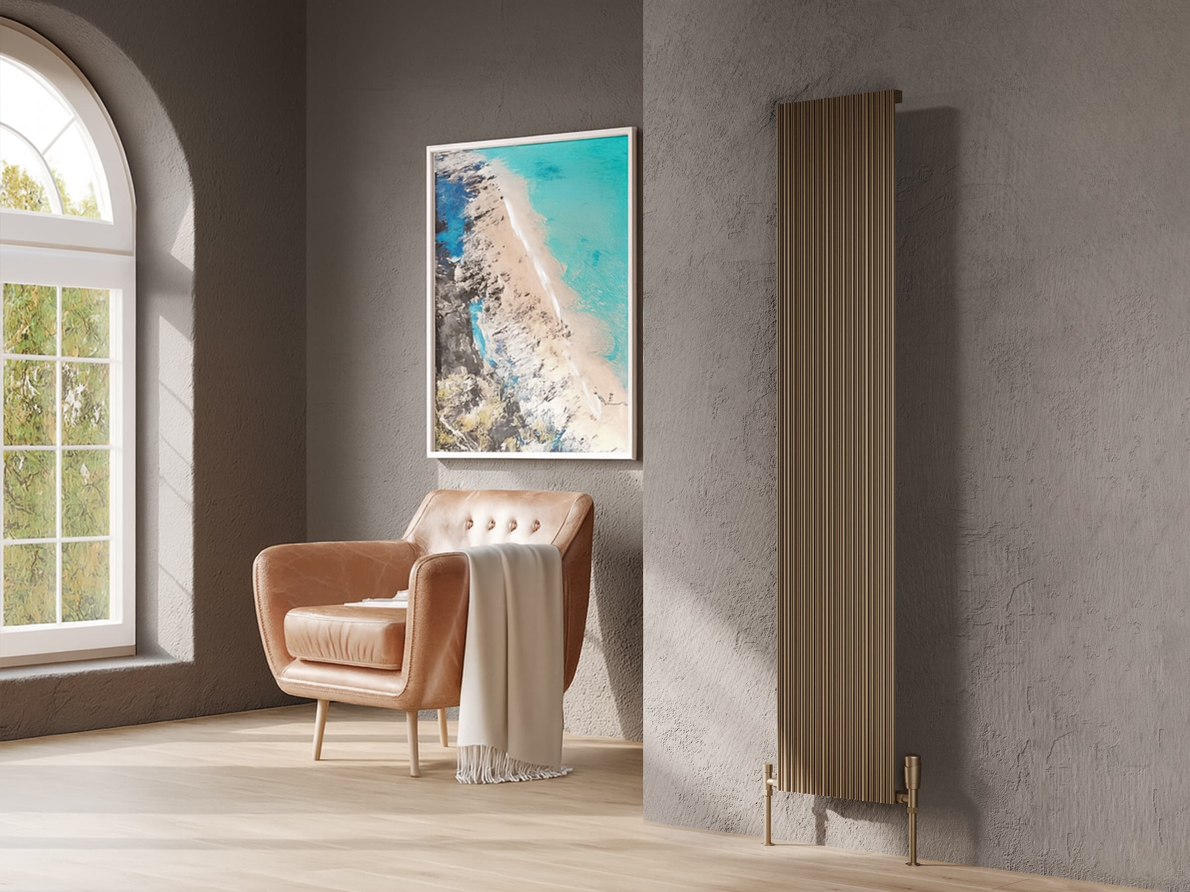 Calorifer decorativ LOJIMAX colecția BAMBOO 1800x479 mm, MY512