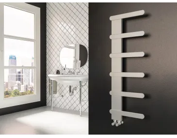 Дизайнерский полотенцесушитель LOJIMAX коллекция NUMMO STYLE 1140x450 мм, Lemon