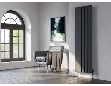 Calorifer decorativ LOJIMAX colecția DIAMOND 1600x496 mm, Negru