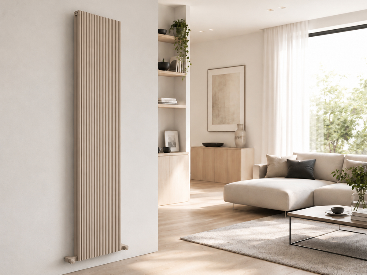 Calorifer decorativ CARISA, colecția MONZA DOUBLE, 1800x280 mm, KIWI