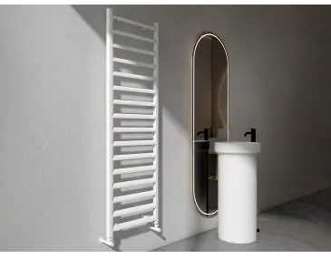Uscător de prosoape de design CARISA, colecția LARA L, 800x485 mm, ALB