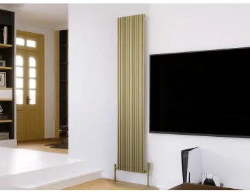 Дизайнерский радиатор LOJIMAX коллекция BAMBOO 1600x359 мм, Bronze Light Anodising