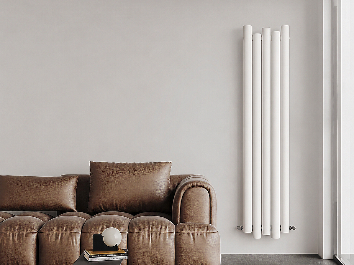 Calorifer decorativ CARISA, colecția MOTION, 1800x310 mm, ALB