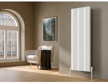 Дизайнерский радиатор LOJIMAX коллекция AMAZONITE DOUBLE 1000x412 мм, Белый