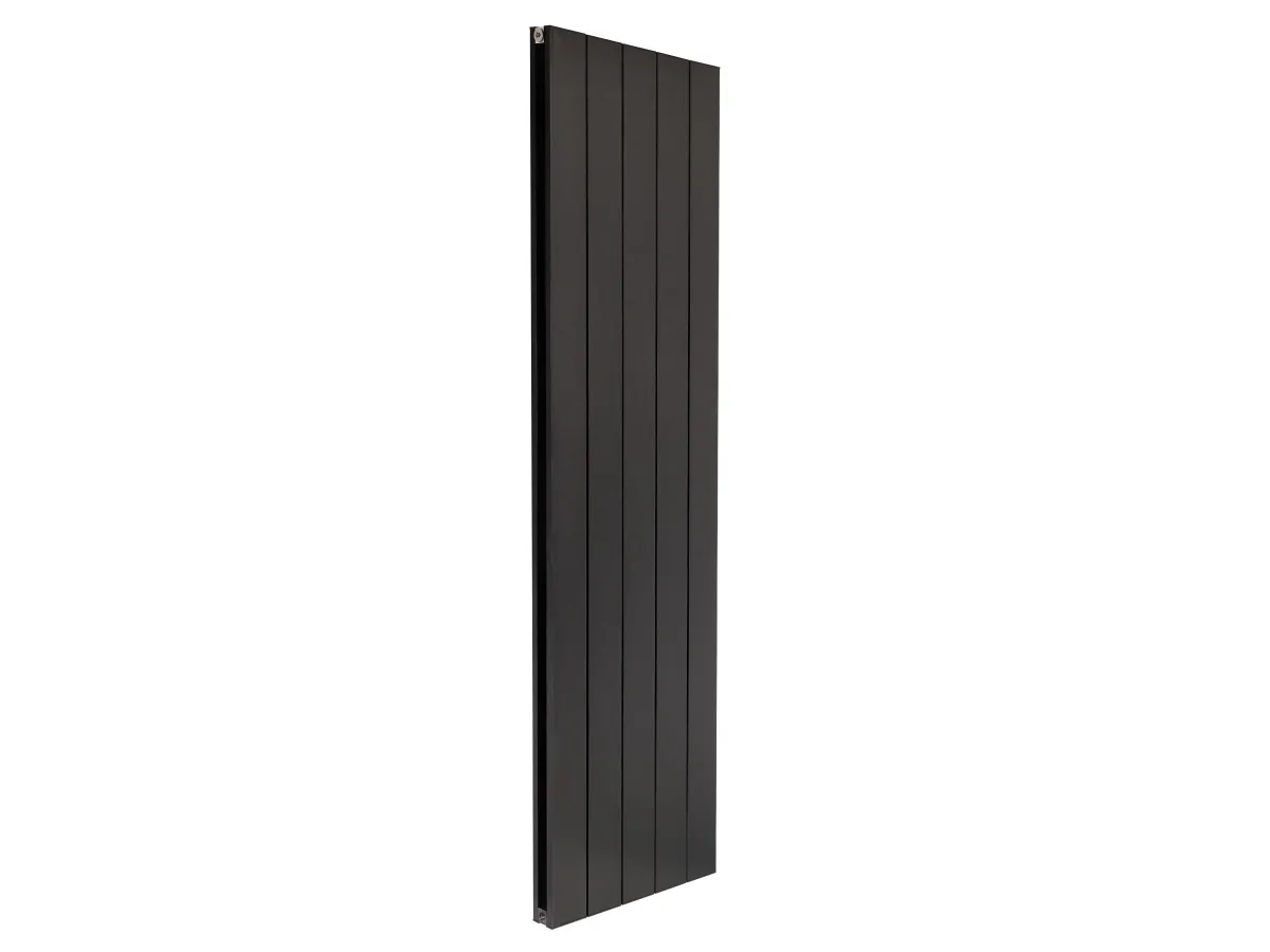 Дизайнерский радиатор LOJIMAX коллекция KALSEDON DOUBLE 1600x375 мм, BLACK SATIN