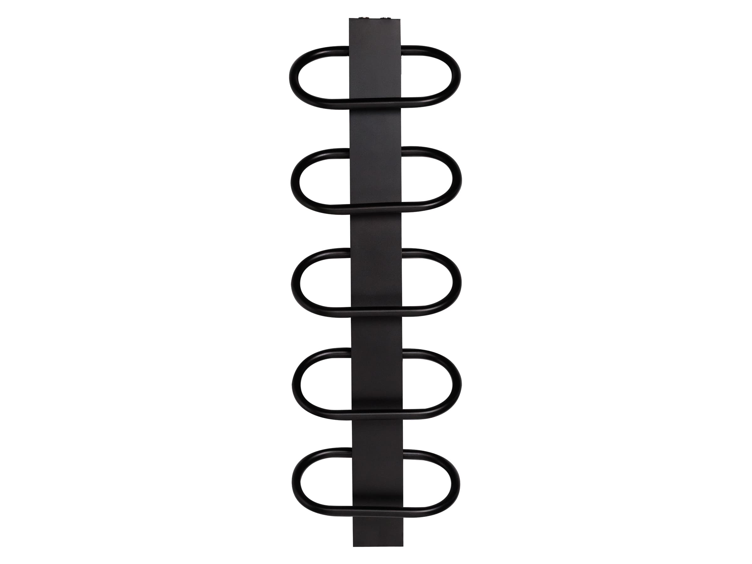 Uscător de prosoape decorativ LOJIMAX, colecția PEARL Lățime 530 mm. Înălțime 400 mm. negru mat