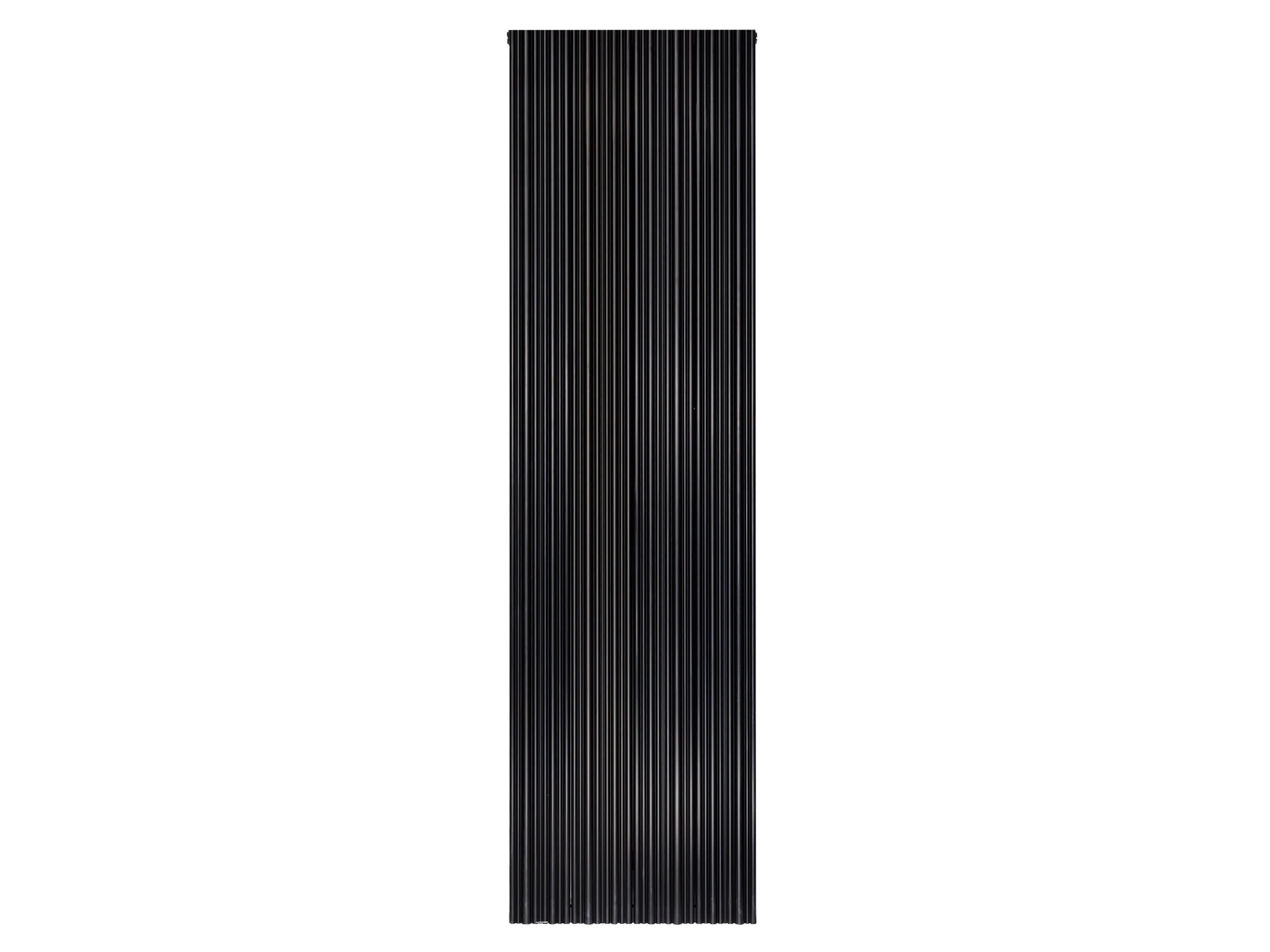 Calorifer decorativ LOJIMAX, colectia BAMBOO inaltimea 700 mm. latimea 239 mm. BLACK MATT ANODISING