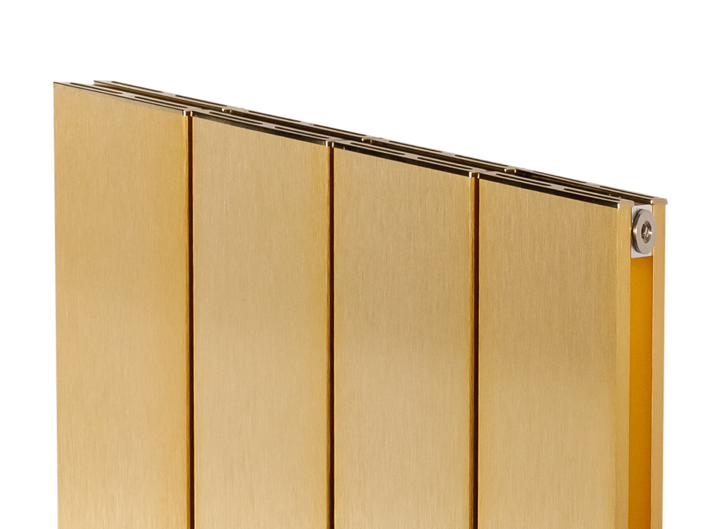 Calorifer decorativ LOJIMAX, colectia  KALSEDON DOUBLE высота 300 mm. ширина 280 mm. GOLD SATINE