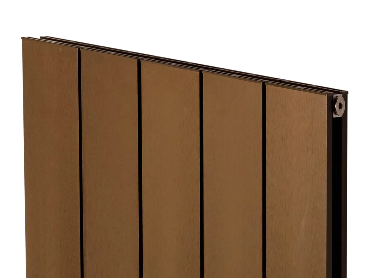 Дизайнерский радиатор LOJIMAX коллекция KALSEDON DOUBLE 1600x470 мм, BRONZE SATIN