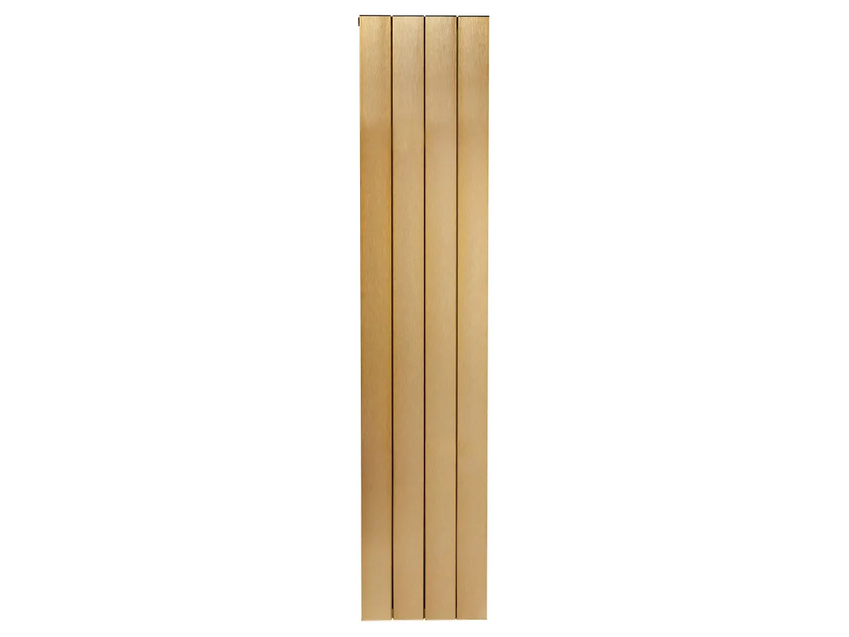 Дизайнерский радиатор LOJIMAX коллекция KALSEDON 1600x375 мм, GOLD SATIN