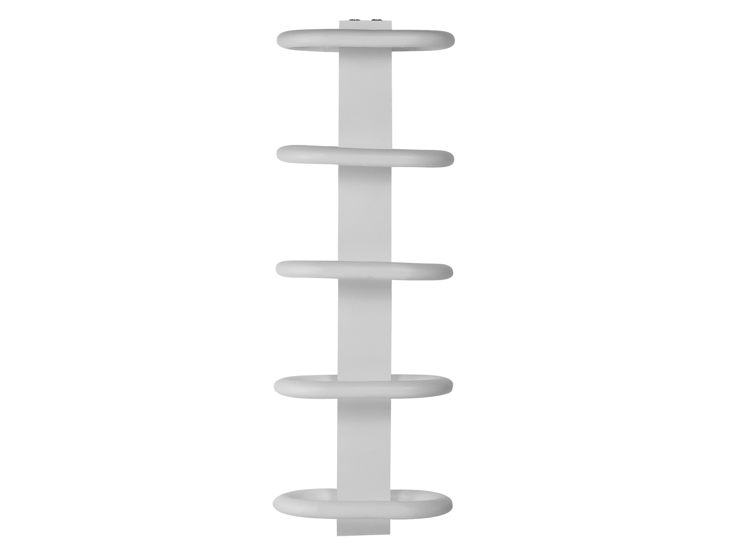 Uscător de prosoape decorativ LOJIMAX, colecția TEOS Lățime 390 mm. Înălțime 400 mm. alb mat