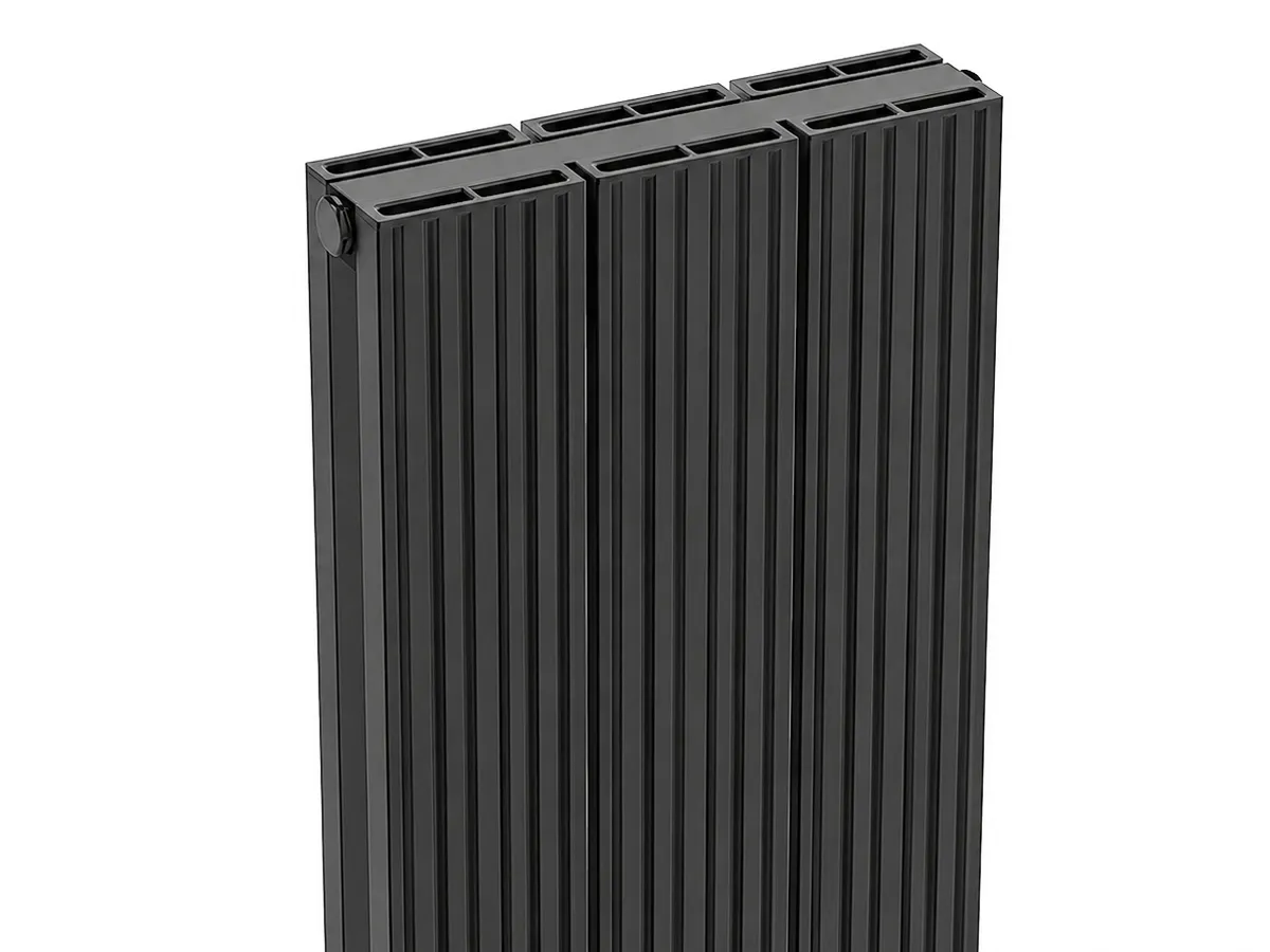 Calorifer decorativ CARISA, colecția MONZA DOUBLE, 1800x280 mm, ANTRACIT