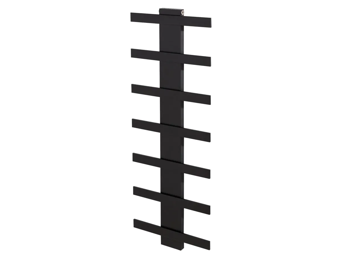 Uscător de prosoape de design LOJIMAX colecția ALBATROS STYLE 1340x450 mm, Negru
