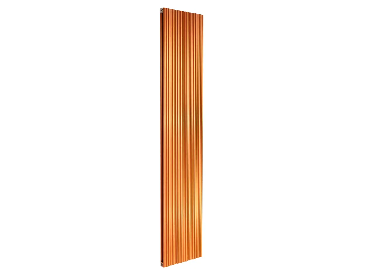 Дизайнерский радиатор LOJIMAX коллекция BAMBOO DOUBLE 1800x359 мм, Copper Matt Anodising